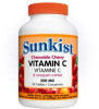 Blood Vessel (Vascular) Disorders - Health - Sunkist Chewable Vitamin C - 500 mg - Cherry Flavor