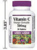 Aging - Health - Vitamin C 500 mg Orange Chewable - 30 Tablets