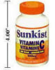 Dicalcium Phosphate - Health - Sunkist Vitamin C - Time Release - Easy-To-Swallow - 1000 mg