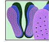 - ZooScape - Multi-Power Foot Insoles - Men (black) (400 gauss)