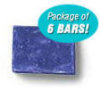 Skin Sensitivity / Irritation - Personal - Pure Lavender Blue Grass Glycerine Soap - Package of 6 Bars!