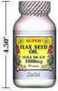 Stiffness - Health - Flax Oil - Super - Certified Organic, Carob Coated - 1000 mg