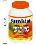 Sunkist Vitamin C - Chewable - Citrus Squeeze - 500 mg
