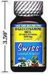 D-Glucosamine HCL - Hydrochloride - 500 mg - Salt and Sulfur Free