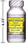 Brain Power - Ginkgo Biloba & Canadian Ginseng - Mental Clarity