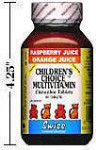 Children's Choice Iron free Multi Vitamins - Rasberry and Orange Flavours - Chewable Tablets