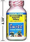 Glucosamine Sulfate - 500 mg - Sodium / Salt Free - 135 Caplets