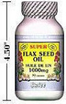 Flax Oil - Super - Certified Organic, Carob Coated - 1000 mg