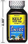 Pacific Kelp - Natural Source of Iodine - 650 mg