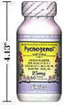 Pycnogenol - French Maritime Pine Bark Extract - Standardized Potency - 25 mg