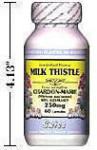 Milk Thistle - 250 mg - Standardized Potency - Silybum marianum