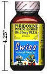 Vitamin B6 - 50 mg Plus - Pyridoxine Hydrochloride