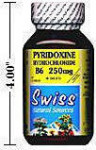 Pyridoxine Hydrochloride - Vitamin B6 - 250 mg