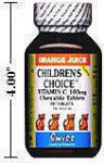 Children's Choice - Vitamin C 100mg - Orange Juice - Chewable