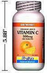 Vitamin C - 500 mg - Orange Juice - Chewable