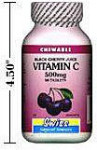 Vitamin C - 500 mg - Black Cherry Juice - Chewable