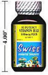 Hi-potency Vitamin B12 Plus - Cyanocobalamin (B12) - Yeast-free - 500 mcg