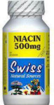 Niacin (B3) - 500 mg - Yeast-Free