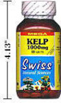 MEGA Kelp - Natural Source of Iodine - 1000 mg