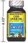 Cod Liver Oil - High Potency - Norwegian - 3000 IU