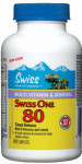Swiss One 80 MultiVitamins with High Potency B Vitamins (Timed Release)
