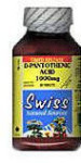 D-Pantothenic Acid - B5 - 1000 mg - Timed Release