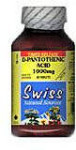 D-Pantothenic Acid - B5 - 1000 mg - Timed Release