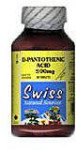 D-Pantothenic Acid - B5 - 500 mg - Plus Rosehips, Green Cabbage