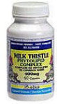 Milk Thistle - Phytolipid - 400 mg - Standardized Potency - Silybum marianum