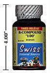 Stress B-Compound - 100 - Timed Release - Yeast Free