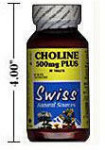 Choline Bitartrate Plus - 500 mg