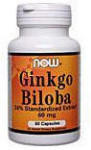 Ginkgo Biloba - 60 mg - 24% Standardized Extract