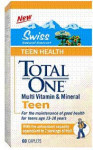 Total One - Teen - Multi Vitamin & Mineral with Iron and Antioxidants