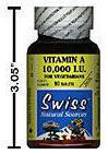 Vitamin A - 10,000 I.U. - For Vegetarians