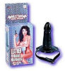 Leather Hand Harness with Dildo