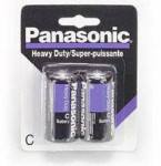 Panasonic Batteries - 3 X 'C'