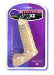 Natural Cock with Balls - 5"