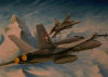 F/A-18 A Hornet Navy Fighter - Plastic Kit - 1:48 Scale