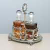 Pewter Finish Fancy Liquor Decanter by Harrogate House