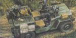 Commando Car Version of the WW II Willy's Jeep - Plastic Kit - 1:35 Scale