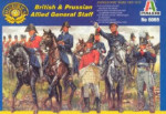 British and Prussian General Staff from the Napoleonic Wars - Plastic Kit - 1:72 Scale