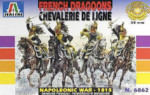 French Dragoons from the Napoleonic Wars - Plastic Kit - 1:32 Scale