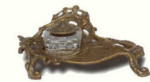 Antique Finish Inkwell