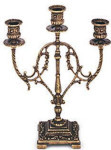 Antique Finish Candelabra - 3 Flame