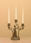 Antique Finish Candelabra - 3 Flame