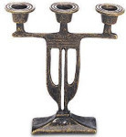 Antique Finish Candelabra - 3 Flame