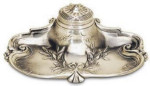 Antique Finish Inkwell