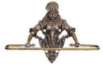 Antique Finish Towel Bar - Maid