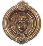 Antique Finish Door Knocker - Roman