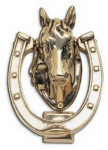 Antique Finish Door Knocker - Horse